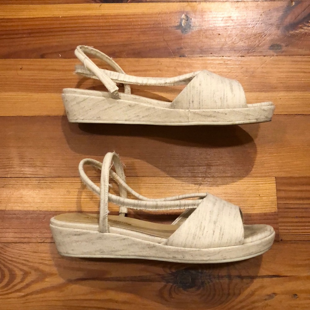Anne Thomas sling back sandals